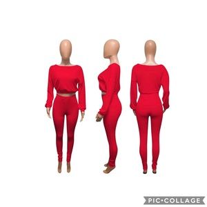 Women's Sport Sweatsuit Two Pieces Outfit